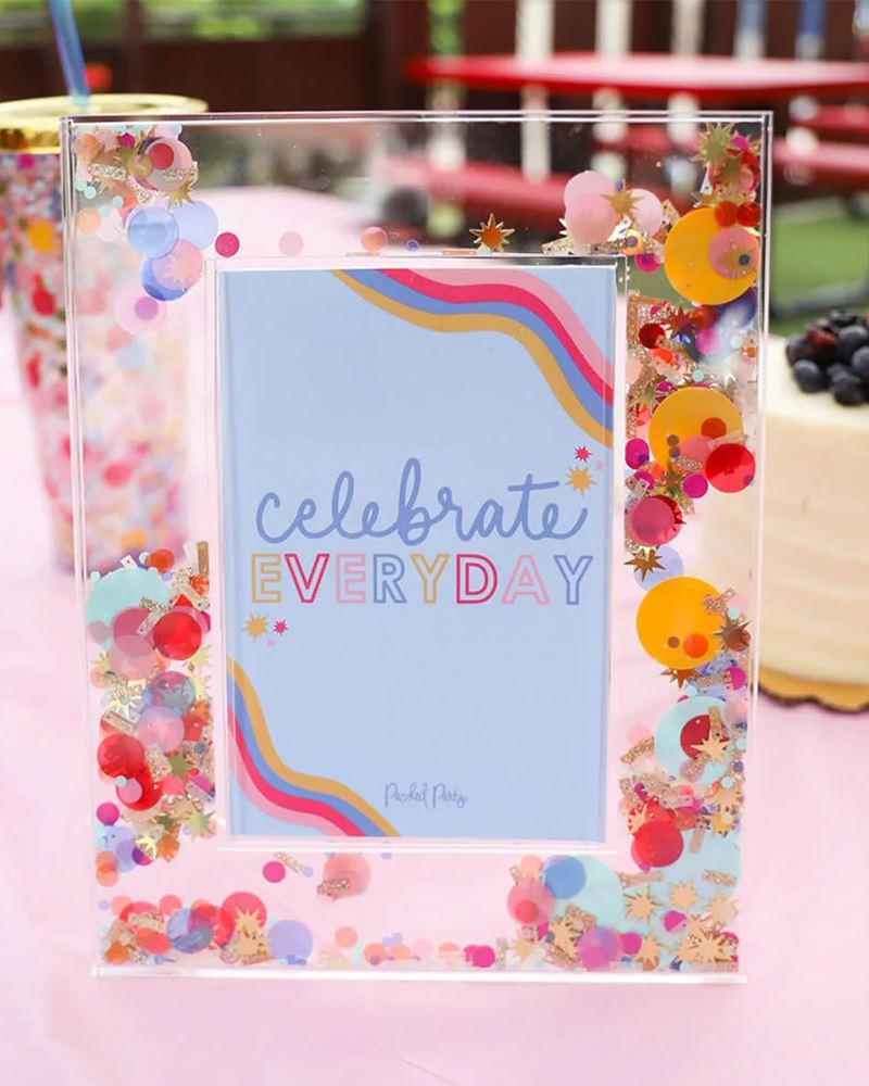 Packed Party Celebrate Everyday Confetti Frame