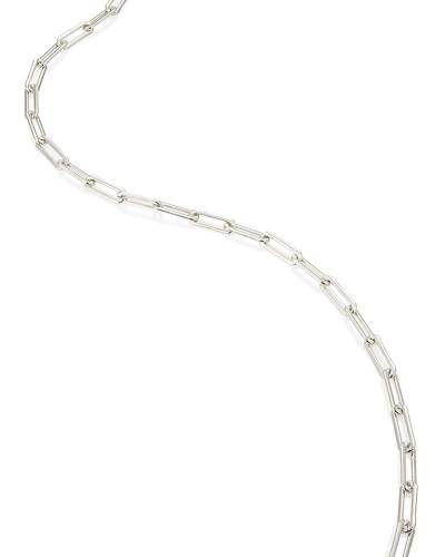 Small Paperclip Chain Necklace in Sterling Silver | Kendra Scott