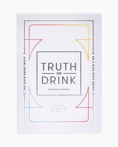 Truth or Drink: Second Edition - The Drinking Game by Cut Games - New &  Updated Insanely Funny Questions You'd Only Dare to Answer Out Loud -  Perfect Party Game for Adult