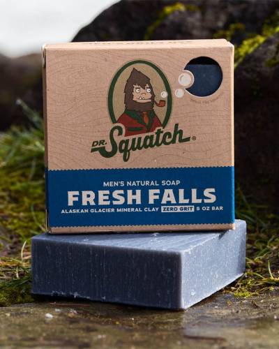Dr. Squatch Wood Barrel Bourbon Natural Soap for Men, 5 oz - Soaps & Salts  - Hallmark