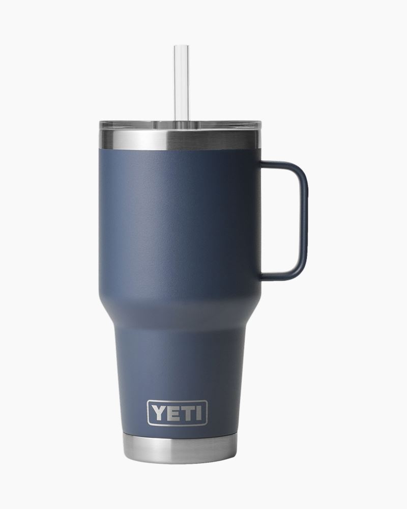 Yeti - 26 oz Rambler Stackable Cup with Straw Lid Navy