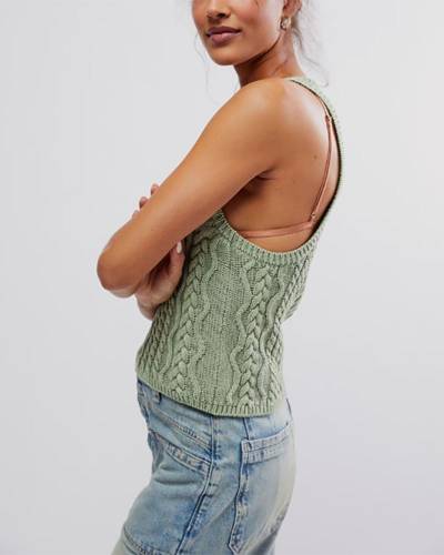 Free People Palmetto Candied Dreams Knit Tank Top, XS, orders NWT