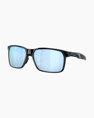 Portal X Sunglasses in Polished Black with Prizm Deep Water Lenses