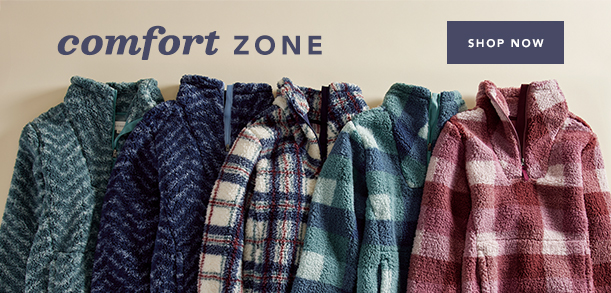 Cozy sherpa, comfort zone- shop now