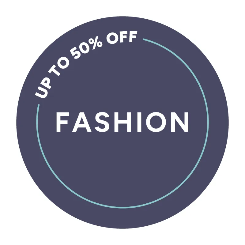 Up to 50% off Fashion- Save Now