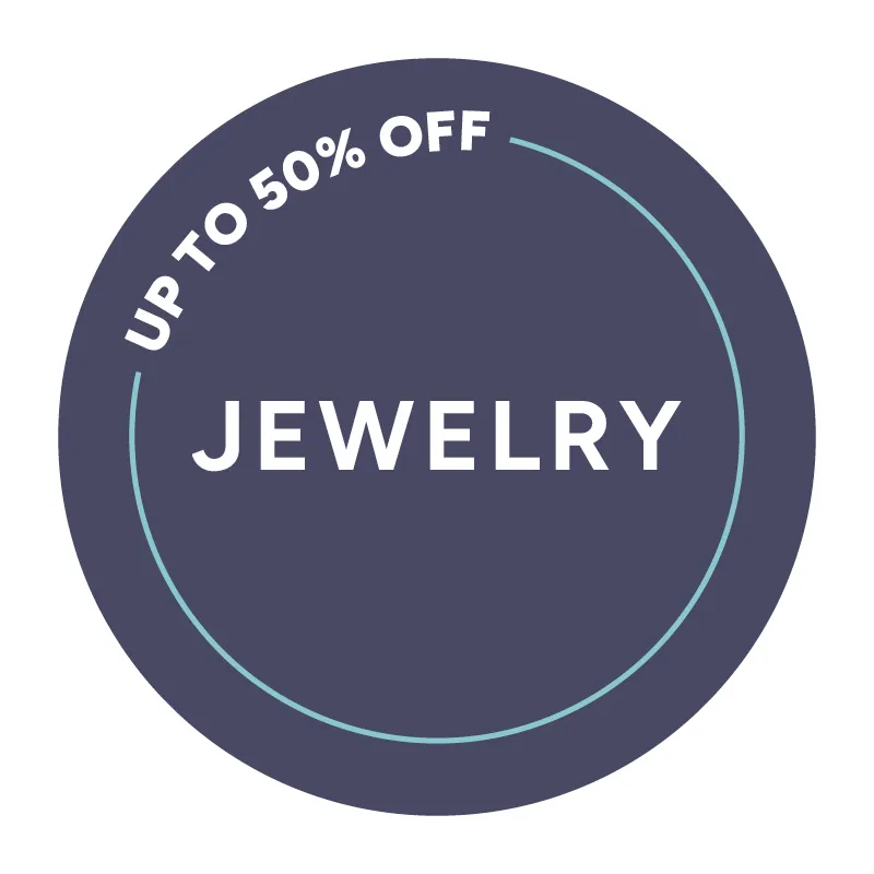 Up to 50% off Jewelry- Save Now